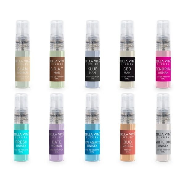 Bella Vita Perfumes Trial - Pack of 10